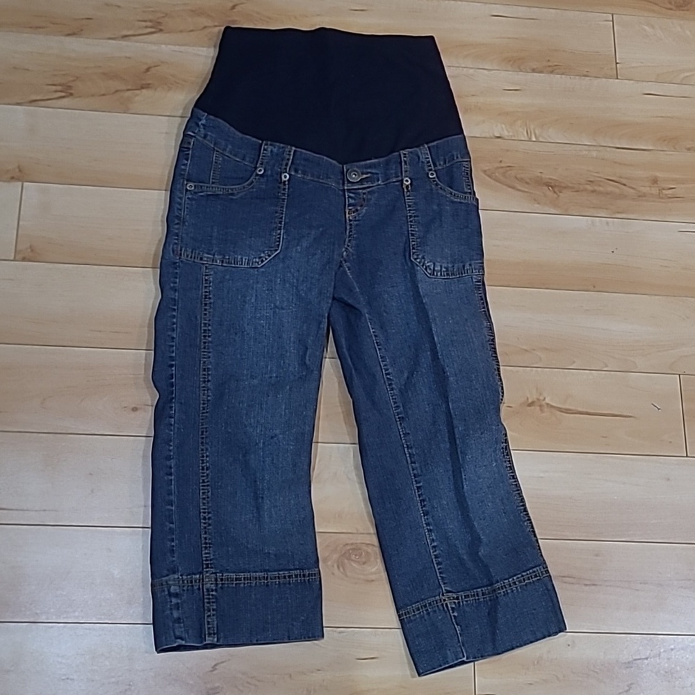 Thyme Maternity women's XS capris jeans
